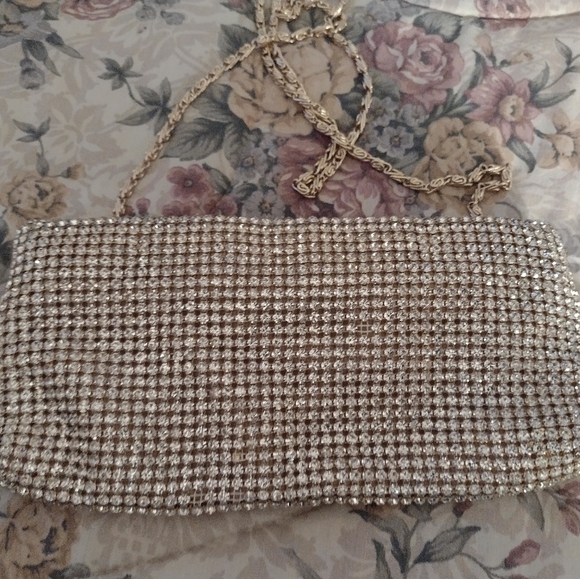 Marciano Gold Crystal Clutch - Picture 3 of 10